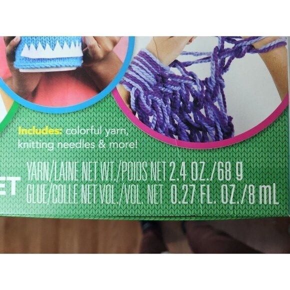 SPICEBOX Knit It Childrens Kids Activity Kit Seven Handmade Projects Craft Set - Picture 7 of 9